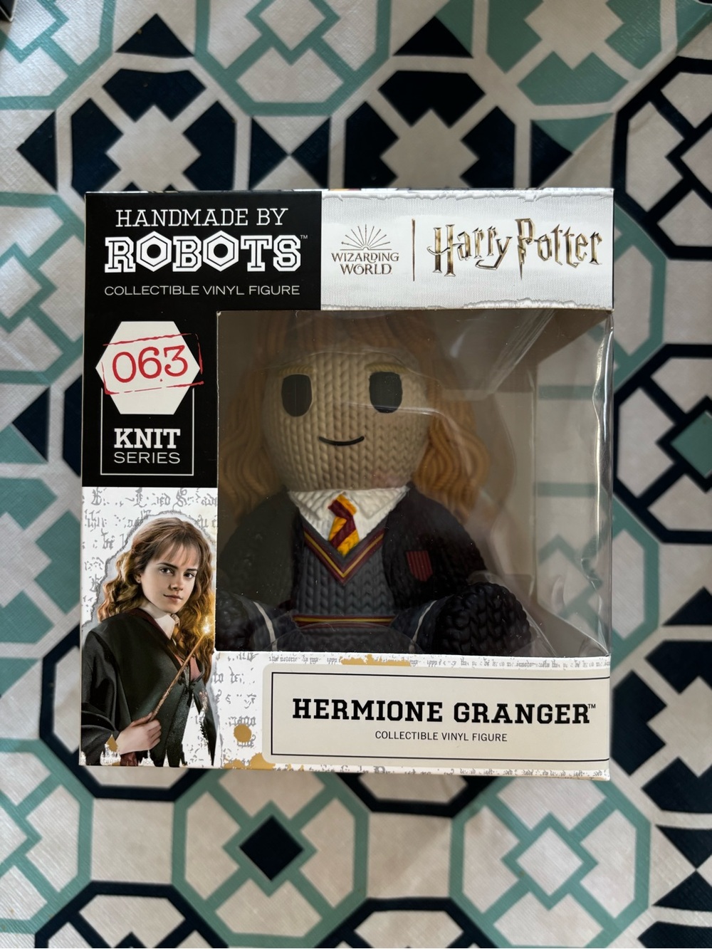 Handmade By Robots Harry Potter Hermione Granger Knit Figure - Black, Gray, Gold